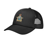 KWQDOZF Cappellino da Baseball con Retro in Rete e Tela, Colore Nero, della Royal Canadian Air Force