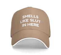 KWQDOZF Cappellino da Baseball da Uomo con Scritta Puzza di sgualdrina Qui Dentro