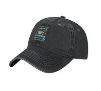 KWQDOZF Cappellino da Baseball Io indosso Il Blu per Mio Fratello per la consapevolezza autismo, per Uomo e Donna, in Denim l