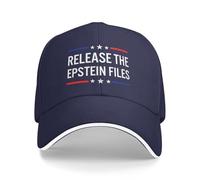 KWQDOZF Cappellino da Baseball per sostenitori di Epstein Files