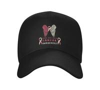KWQDOZF Cappellino da Baseball Regolabile per Uomo e Donna con Nastro e Ali per la sensibilizzazione sui tumori della Testa e del col