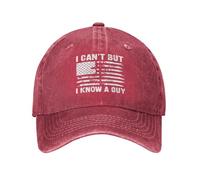 KWQDOZF Cappello Cristiano Non Posso ma conosco Un Ragazzo Cappello Cristo Croce Amore Gesù 2024 Solo Uomini e Donne Cappellino da