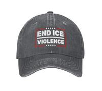 KWQDOZF Cappello da Baseball da Uomo e da Donna per Camionista Iceof Minneapolis, per protestare Contro la violenza sul Ghiaccio