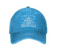 KWQDOZF Cappello da Baseball da Uomo Originale degli Anni Cinquanta, Non restaurato in Alcune Parti, con Design a Berretto.