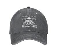 KWQDOZF Cappello da Baseball da Uomo Originale degli Anni Cinquanta, Non restaurato in Alcune Parti, con Design a Berretto.