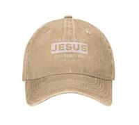 KWQDOZF Cappello da Baseball Divertente It's all About Jesus di Charlie Kirk, da Donna, Regalo di Compleanno per Uomo