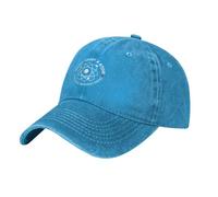 KWQDOZF Cappello da Baseball in Denim da Uomo e da Donna, con Scritta Non fidarti mai di Un atomo, inventano Tutto e Scienza