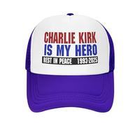 KWQDOZF Cappello da Baseball Regolabile Charlie Kirk Is My Hero