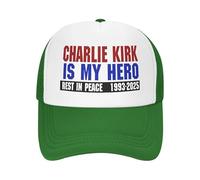KWQDOZF Cappello da Baseball Regolabile Charlie Kirk Is My Hero