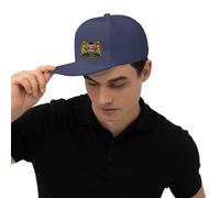 KWQDOZF Cappello da Baseball Regolabile con Stemma del Kenya, Cappello da Sole a Tesa Piatta