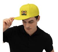 KWQDOZF Cappello da Baseball Regolabile con Stemma del Kenya, Cappello da Sole a Tesa Piatta