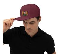 KWQDOZF Cappello da Baseball Regolabile con Stemma del Kenya, Cappello da Sole a Tesa Piatta
