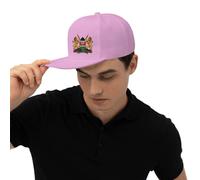 KWQDOZF Cappello da Baseball Regolabile con Stemma del Kenya, Cappello da Sole a Tesa Piatta