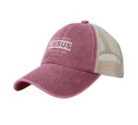 KWQDOZF Cappello da Camionista It's all About Jesus di Charlie Kirk, Cappelli da Camionista Divertenti, Cappellino da Baseball Dive