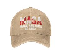 KWQDOZF Cappello Make America Go Away per Uomo Greenlanders Cappelli da Baseball Greenland Cappellino Make America Go Away