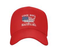 KWQDOZF Cappello One Big Beautiful Bill I Support One Big Beautiful Bill Act Hat Obbb cap Cappelli per Uomo Donna Nero R37