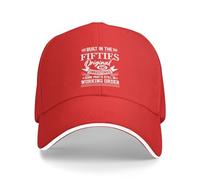 KWQDOZF Cappello Originale e Non restaurato degli Anni Cinquanta, Realizzato negli Anni Cinquanta, Regalo per Il 50° Compleanno del 1