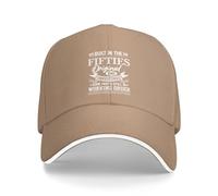 KWQDOZF Cappello Originale e Non restaurato degli Anni Cinquanta, Realizzato negli Anni Cinquanta, Regalo per Il 50° Compleanno del 1