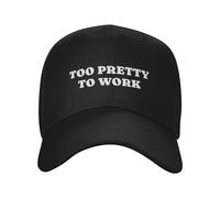 KWQDOZF Cappello Troppo Carino per Lavorare, Berretto da Baseball Regolabile per Uomo e Donna