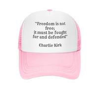 KWQDOZF Charlie Kirk La libertà Non è Gratuita, bisogna lottare per essa e difenderla Cappello per Uomo e Donna