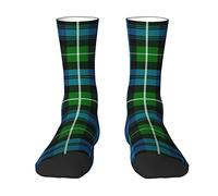 KWQDOZF Clan Lamont Tartan Clan Lindsay Tartan Calzini da uomo e da donna, Tartan scozzese Novità Moda Casual Calzino a tubo Sport atletici