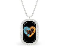 KWQDOZF Collana con foto personalizzata, ciondolo ricordo con foto, moda pura e gratuita, per uomo e donna