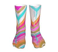 KWQDOZF Colore pastello 02 Yeshua Jesus Christian Calzini per donna Uomo Ragazzo Ragazza Casual Sport Moda Calze 40 cm