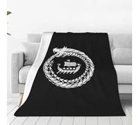 KWQDOZF Coperta termica invernale in pile vichingo con mitologia norrena, super morbida e calda per tutte le stagioni, per divani, 40"x30"