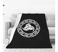 KWQDOZF Coperta termica invernale in pile vichingo con mitologia norrena, super morbida e calda per tutte le stagioni, per divani, 50"x40"