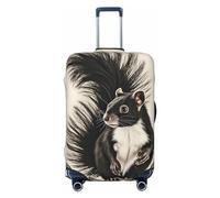 KWQDOZF Copertura per bagaglio da viaggio Skunk, elastica antigraffio, impermeabile, adatta a valigie di grandi dimensioni da 18 a 32 pollici