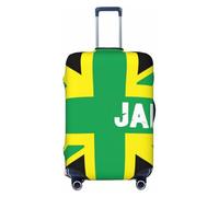 KWQDOZF Coprivaligia con bandiera del Regno della Giamaica, protezione lavabile per valigia da viaggio in fibre altamente elastiche, adatta a valigie di piccole dimensioni