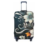 KWQDOZF Coprivaligia da viaggio, novità, motivo boho astratto, elastico, antigraffio, impermeabile, adatto a valigie da 18 a 32 pollici di grandi dimensioni.