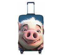 KWQDOZF Coprivaligia da viaggio Smiling Elastico Antigraffio Impermeabile per valigie da 18 a 32 pollici di piccole dimensioni