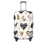 KWQDOZF Coprivaligie Love Plant Specimens per valigie, coprivaligie protettivo antigraffio per viaggi, adatto a valigie da 18-32 poll