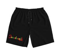 KWQDOZF Costume da Bagno da Uomo Juneteenth, ad Asciugatura Rapida, Modello Board Shorts, Taglia 7" - Abbigliamento da Spiaggia Hawaiano