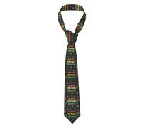KWQDOZF Cravatte per il Mese della Storia Nera da uomo, cravatte da lavoro, cravatte alla moda, cravatte casual, accessori per festiv