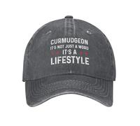 KWQDOZF Curmudgeon, è Solo Una Parola, è Un Cappello da Donna Che AMA Lo Stile di Vita.