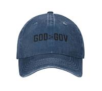 KWQDOZF Dio è più Grande del Governo Cappello Dio più Grande del Governo Cristo Gesù 2024 Cappellino da Baseball Cristiano