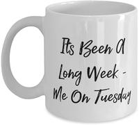 KWQDOZF Divertente per uomini, sarcasmo, mamma, è stata una lunga settimana. Adatto per le mamme, adatto per la festa della mamma, incontri informali o come regalo. 11 once.