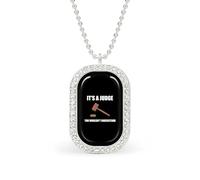 KWQDOZF È un giudice che non capiresti, collana con ciondolo per donna alla moda, con catena quadrata in oro argentato e diamanti.