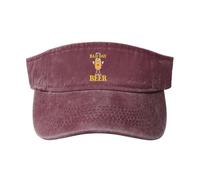 KWQDOZF È Una brutta Giornata per Essere Un Cappello da Birra in Cotone, Divertente, con Visiera Vuota, per Uomo e Donna, Nero