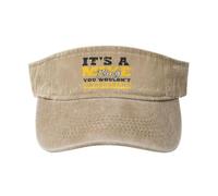 KWQDOZF È Una Cosa di Mike Che Non capiresti Cappello da Golf in Denim con Parte Superiore Vuota