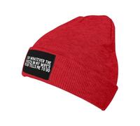 KWQDOZF Faccio Tutto ciò Che Le Voci nella Testa di mia Moglie Mi Dicono di Fare. Cappelli Invernali da Uomo e da Donna, Berretto lav