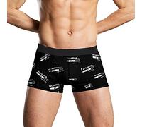KWQDOZF Fart Loading Intimo da Uomo Boxer Slip Morbidi Pantaloni Elasticizzati a Tronco Corto