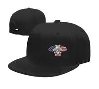 KWQDOZF Guatemala Blood Inside Me Guatemala Flag2 Classico per Uomo Donna Visiera Piatta Regolabile Cappello da Camionista Tesa Alta