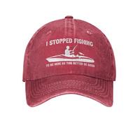 KWQDOZF Ho smesso di Pescare per Essere Qui, Quindi Questo è Meglio Che Sia Un Buon Cappello da Baseball da Donna