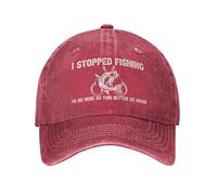 KWQDOZF Ho smesso di Pescare per Essere Qui, Quindi Questo è Meglio Che Sia Un Buon Cappello da Baseball per Uomo