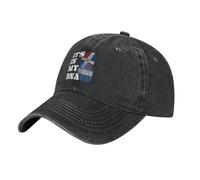 KWQDOZF Il Nicaragua e Il Guatemala Sono nel Mio Berretto da Baseball per Uomo e Donna, in Denim Lavato Vintage, in Cotone, regolabil