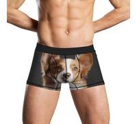 KWQDOZF Intimo da Uomo per Cani, Intimo Traspirante ed Elasticizzato, Boxer Traspiranti per Uomo