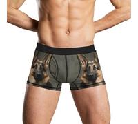 KWQDOZF Intimo da Uomo per Cani, Intimo Traspirante ed Elasticizzato, Boxer Traspiranti per Uomo